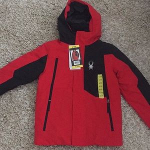Boy’s Spyder Flyte jacket. New! Small 7/8.